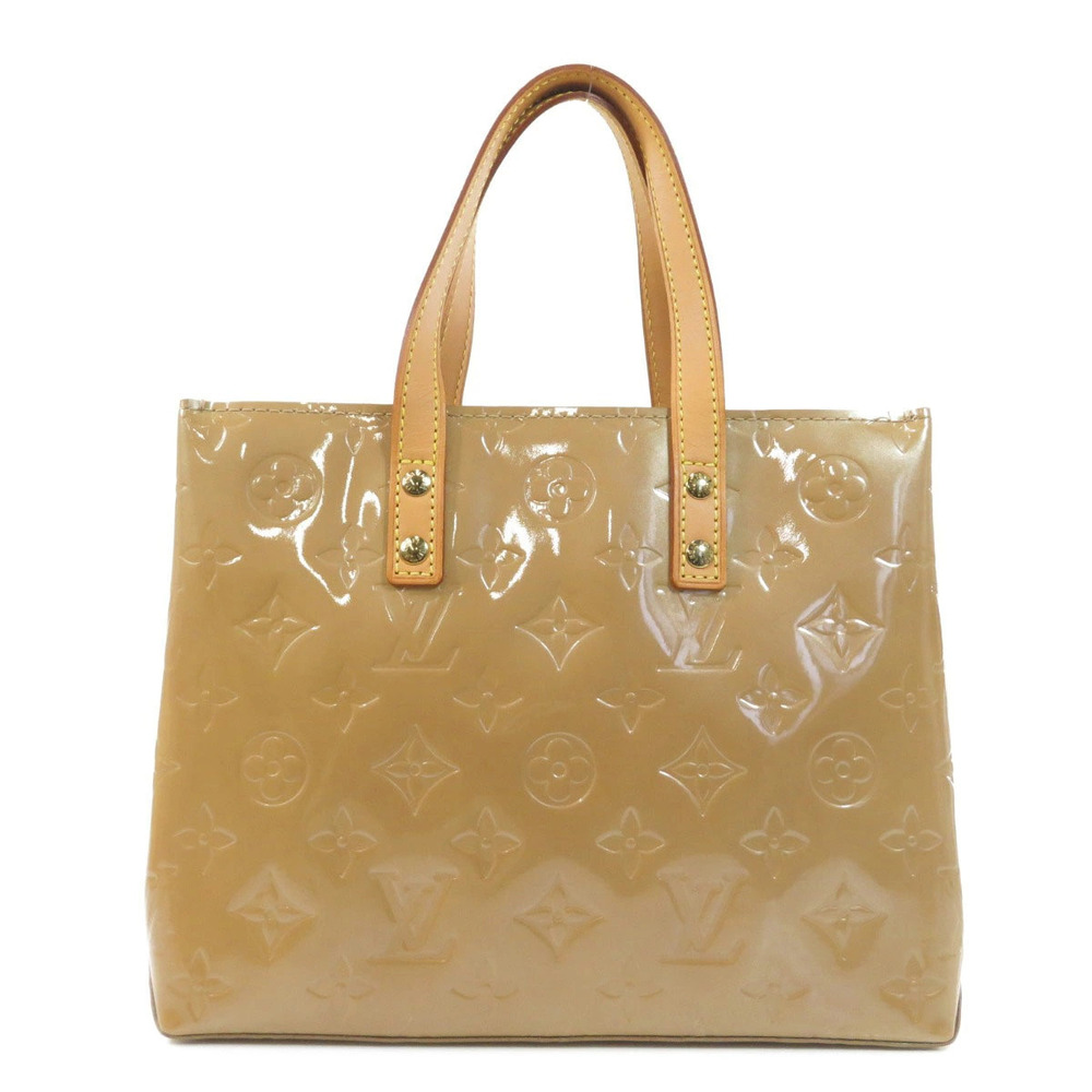 Louis Vuitton Vernis Lead Noisette Leather Handbag Black